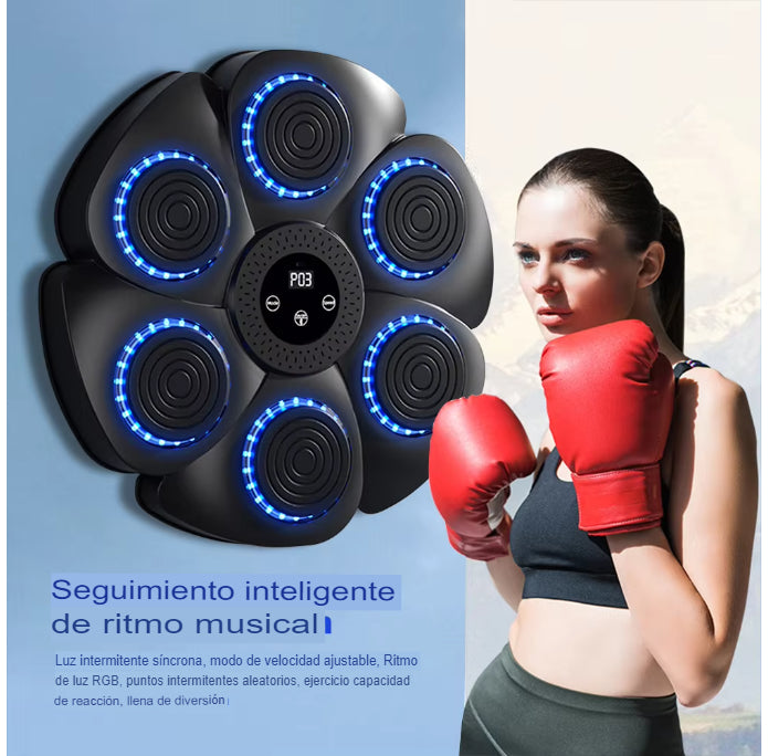 Maquina de Entrenamiento Boxeo con Música bluetooth